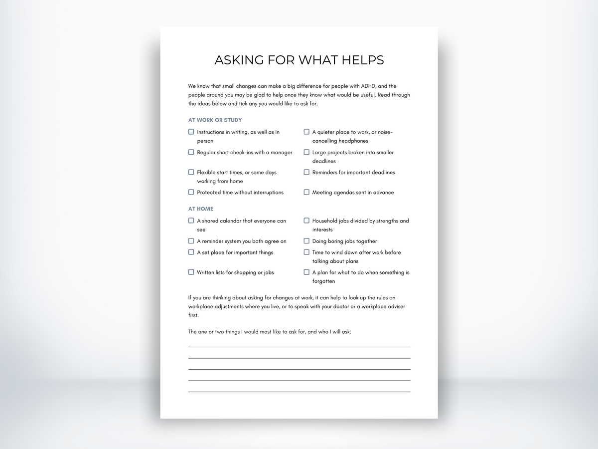 Asking for What Helps PDF
