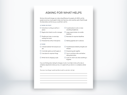Asking for What Helps PDF