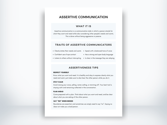 Assertive Communication PDF