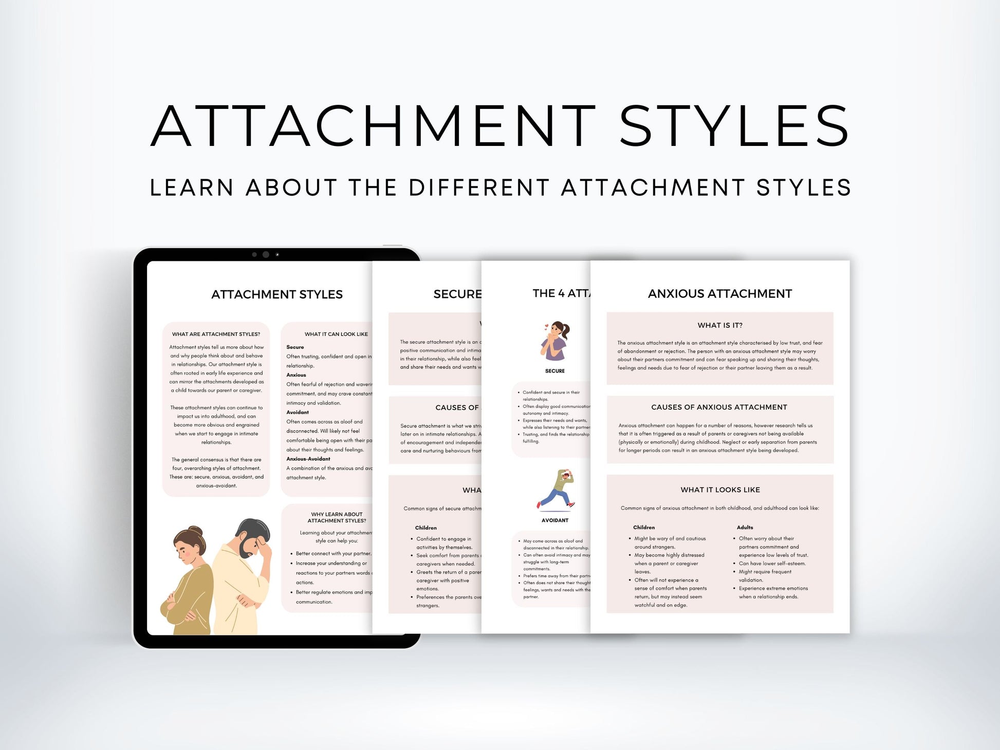 Attachment Styles Therapy Worksheets PDF