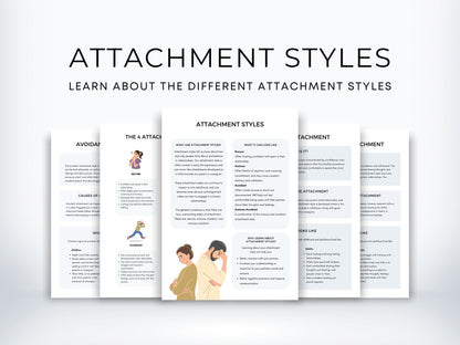 Attachment Styles Therapy Worksheets PDF