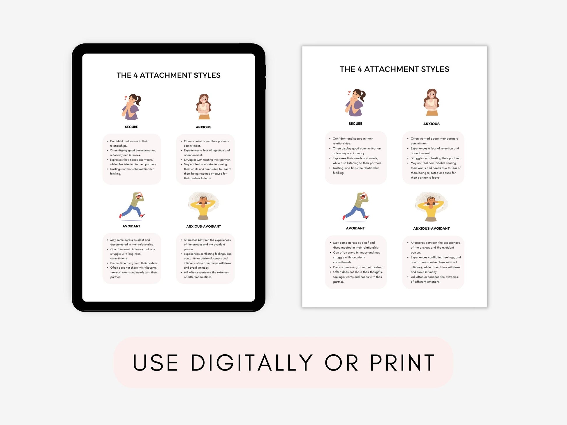 Attachment Theory Worksheets Attachment Styles Therapy Worksheets My