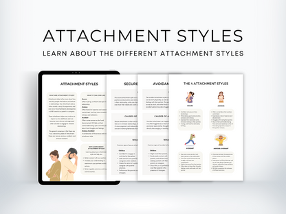 Attachment Styles Therapy Worksheets PDF