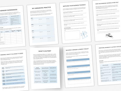 Autism in Women & Girls Worksheets - My Thriving Mind