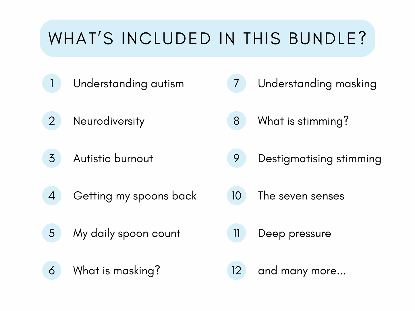 Autistic Burnout Therapy Worksheets