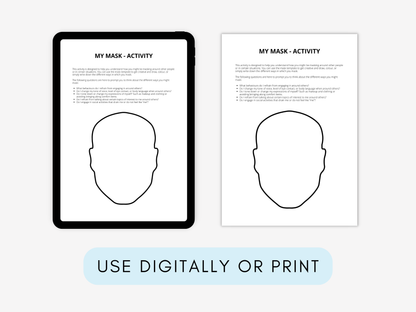 Autistic Burnout Therapy Worksheets