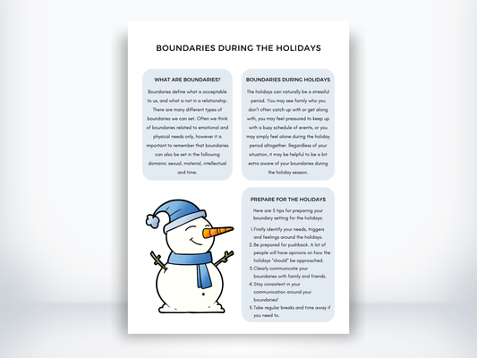 Boundaries During the Holidays PDF