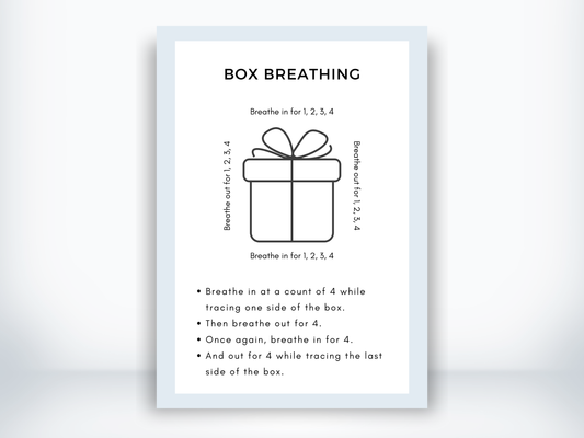 Box Breathing Technique Holiday Edition PDF