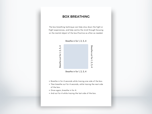 Box Breathing Technique PDF