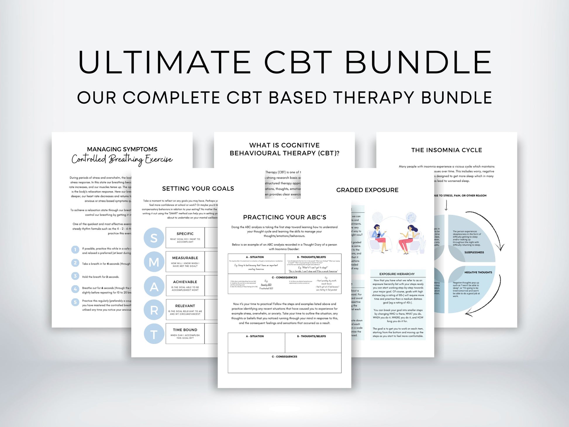 CBT Worksheets Mega Bundle PDF