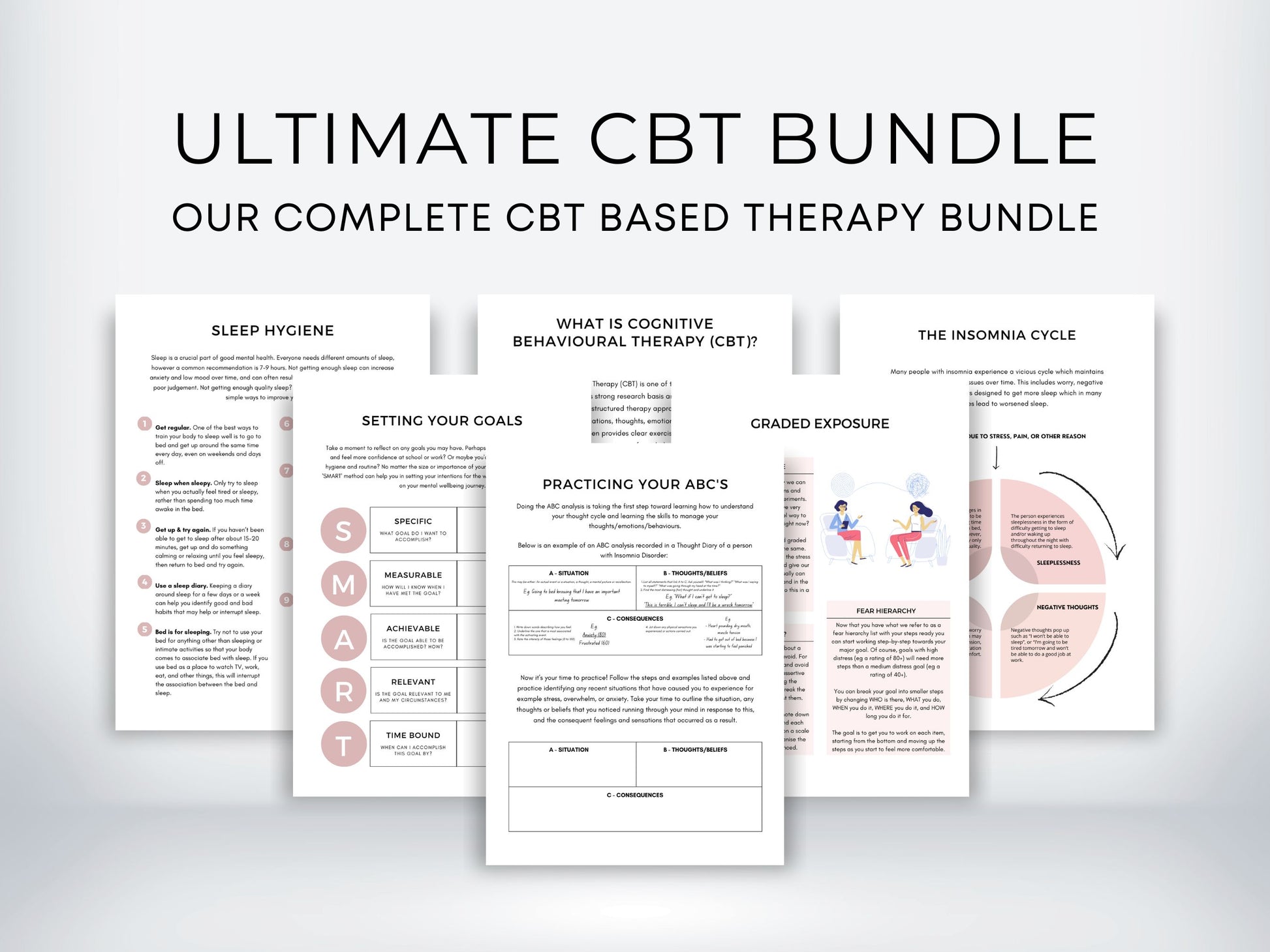 CBT Worksheets Mega Bundle PDF