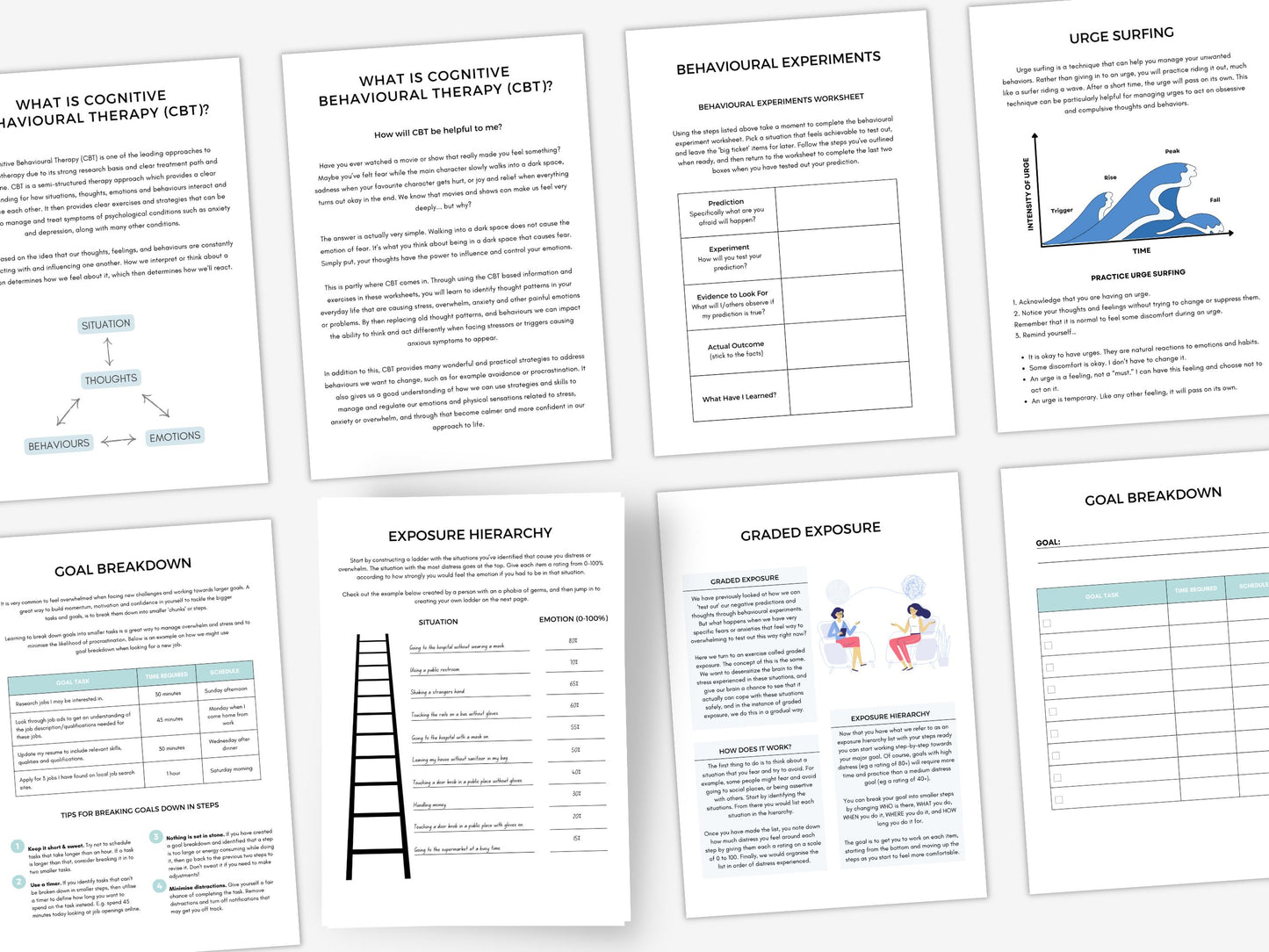 CBT Worksheets Mega Bundle PDF