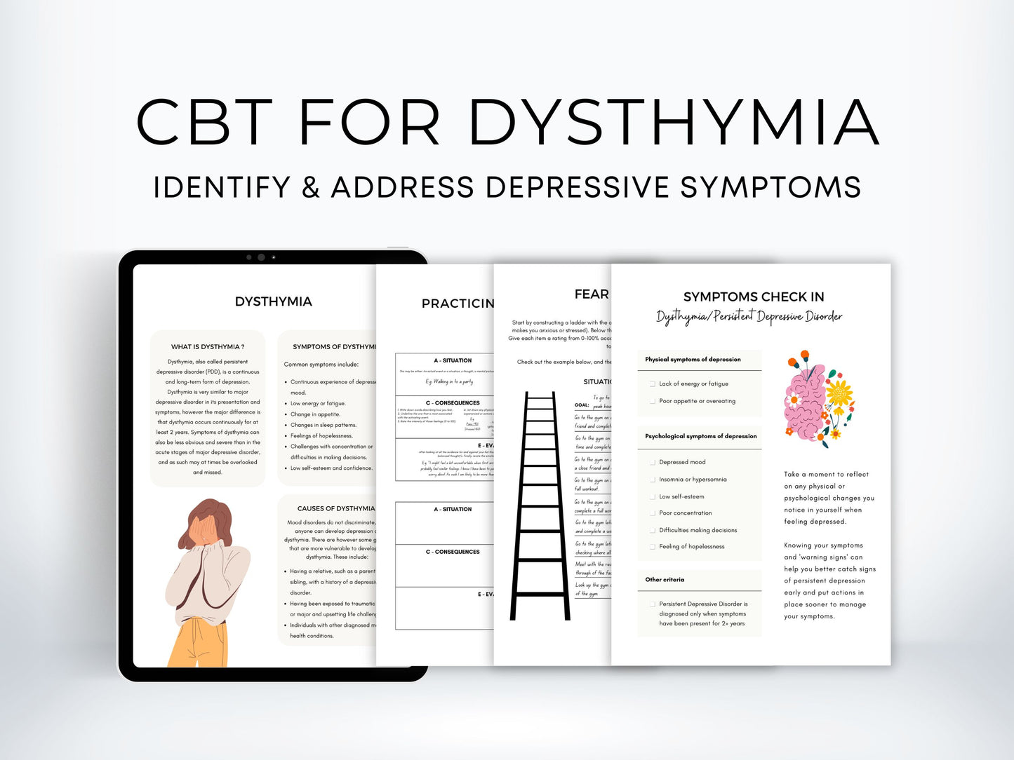CBT for Dysthymia Worksheets