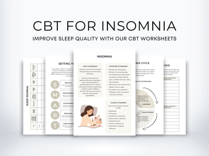 CBT for Insomnia Worksheets