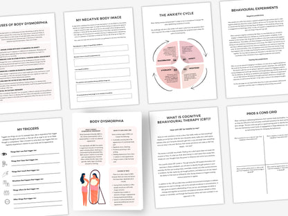 CBT for Body Dysmorphia Worksheets PDF