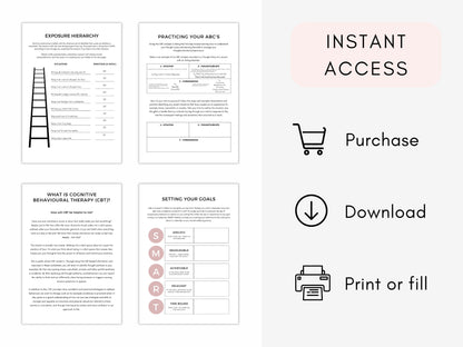 CBT for Eating Disorders Worksheets PDF