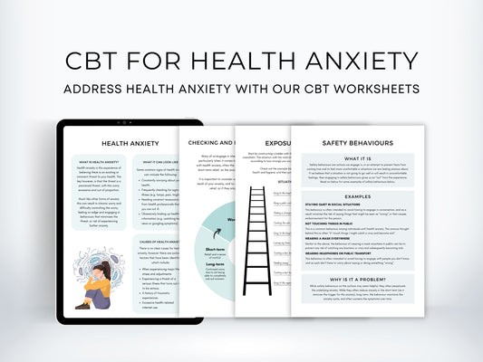 CBT for Health Anxiety Worksheets PDF