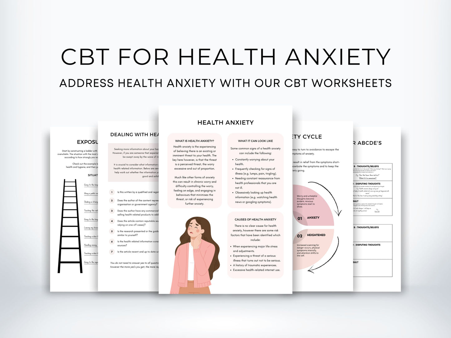 CBT for Health Anxiety Worksheets PDF