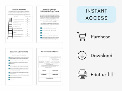 CBT for OCD Worksheets PDF