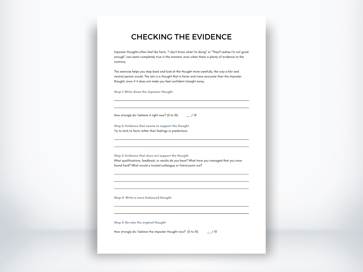 Checking the Evidence PDF
