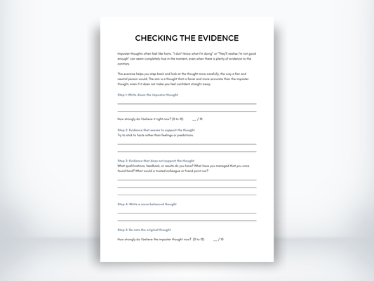Checking the Evidence PDF