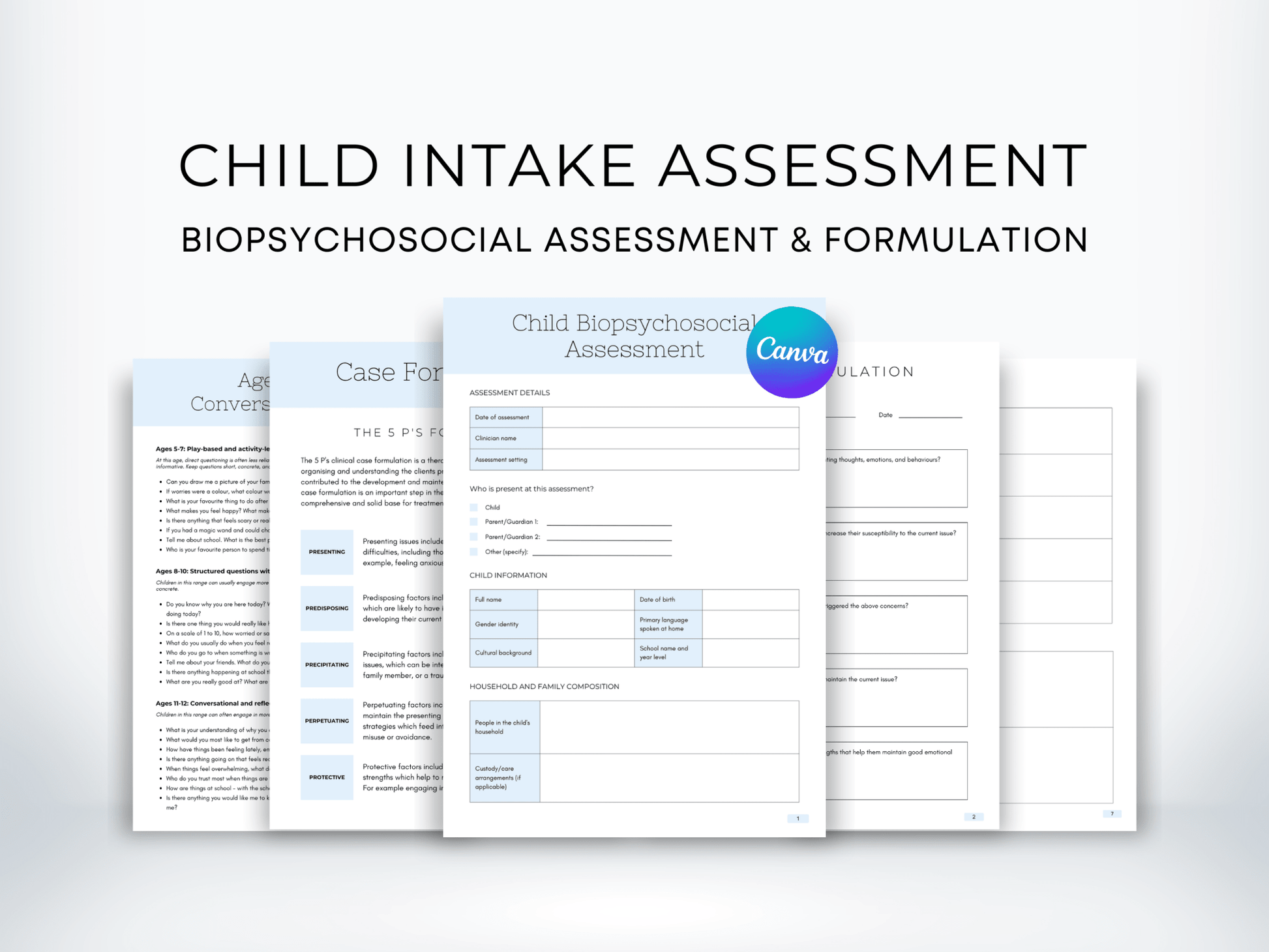 Child Biopsychosocial Assessment - My Thriving Mind