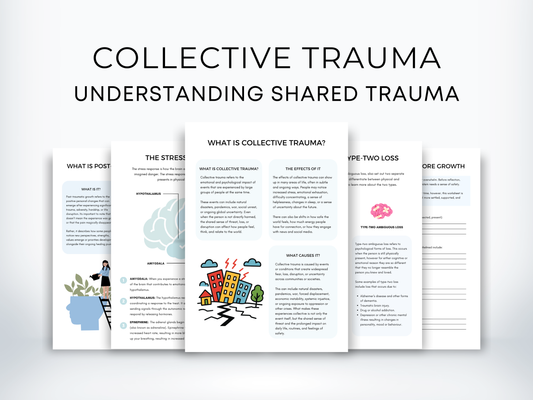 Collective Trauma Worksheets
