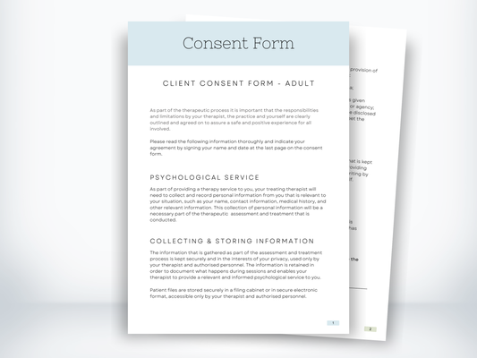 Consent Form Template PDF