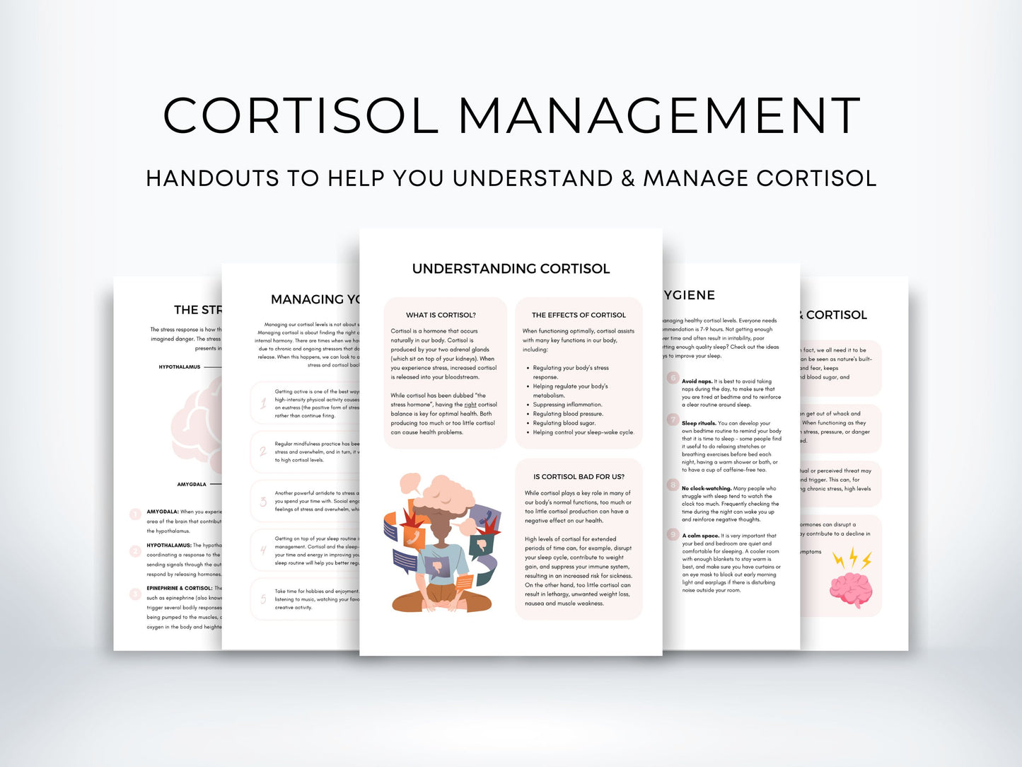 Cortisol Management Worksheets