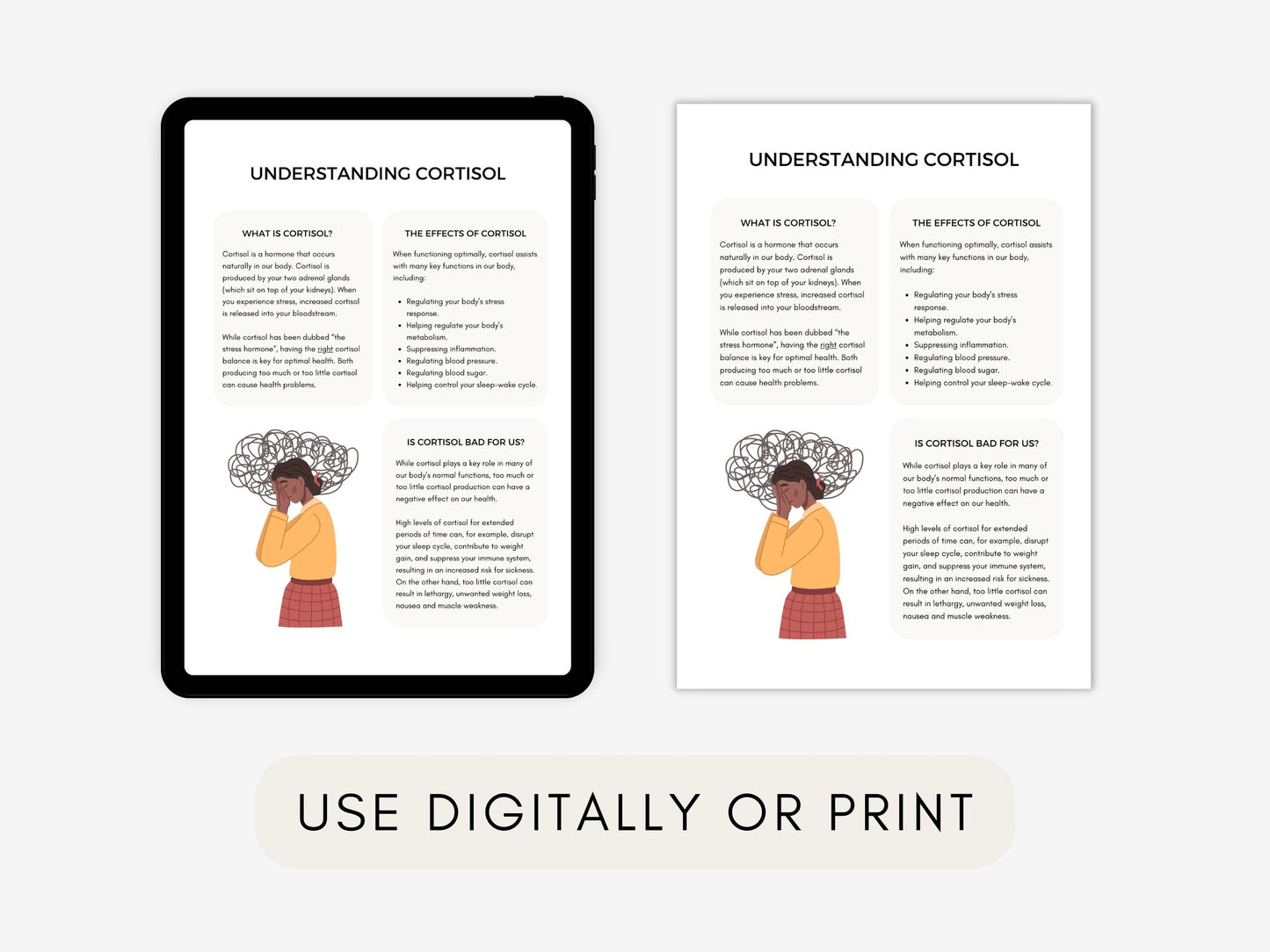 Cortisol Management Worksheets