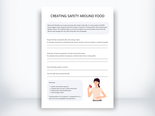 Creating Safety Around Food PDF - ARFID