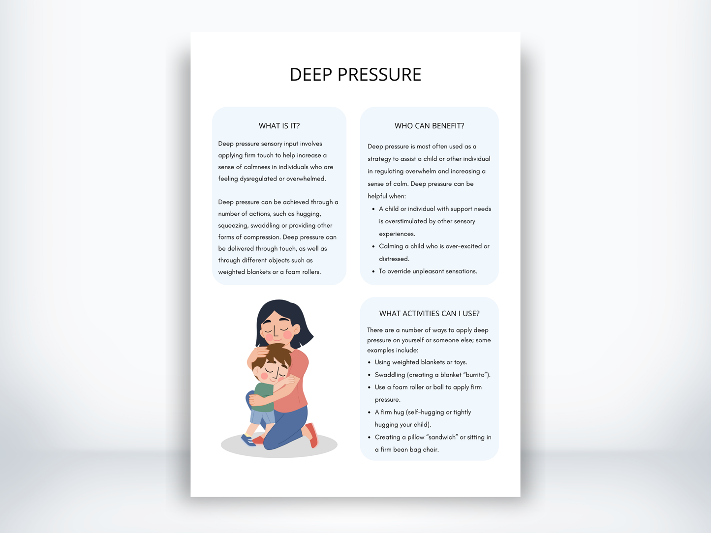 Deep Pressure Handout PDF