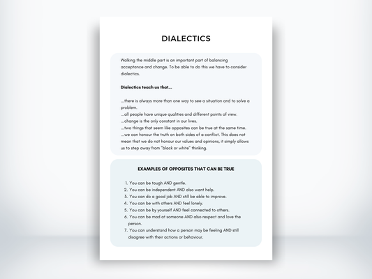 Dialectics DBT PDF