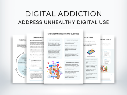 Digital Addiction Worksheets