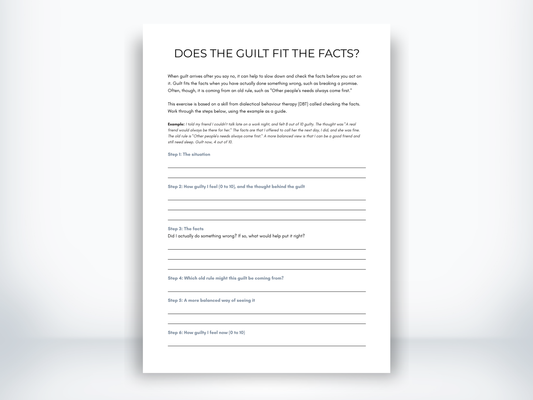 Does the Guilt Fit the Facts PDF