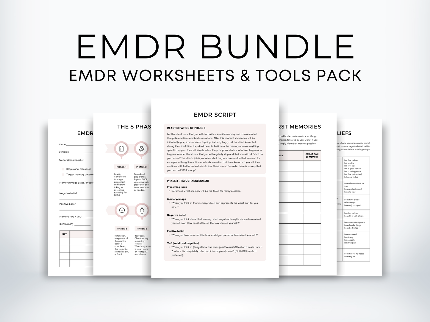 EMDR (Eye Movement Desensitisation and Reprocessing) Therapy Bundle