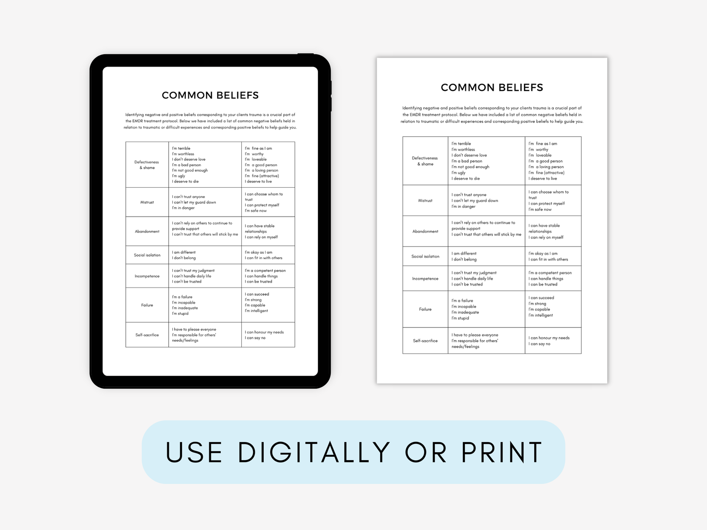 EMDR (Eye Movement Desensitisation and Reprocessing) Therapy Bundle
