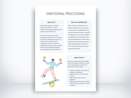 Emotional Processing Handout PDF