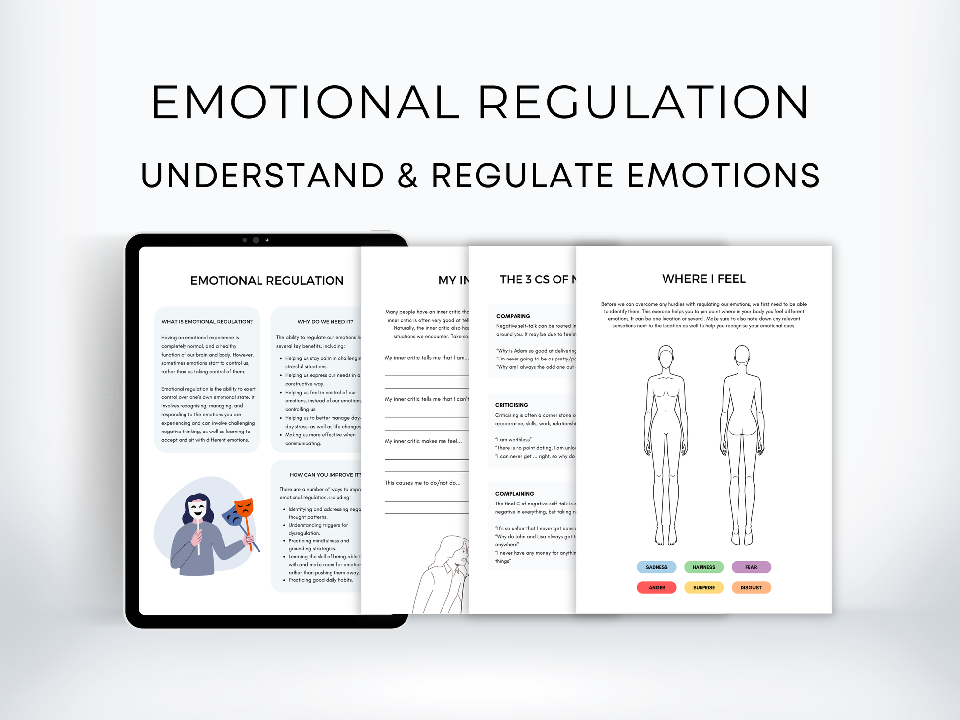 Emotional Regulation Worksheets