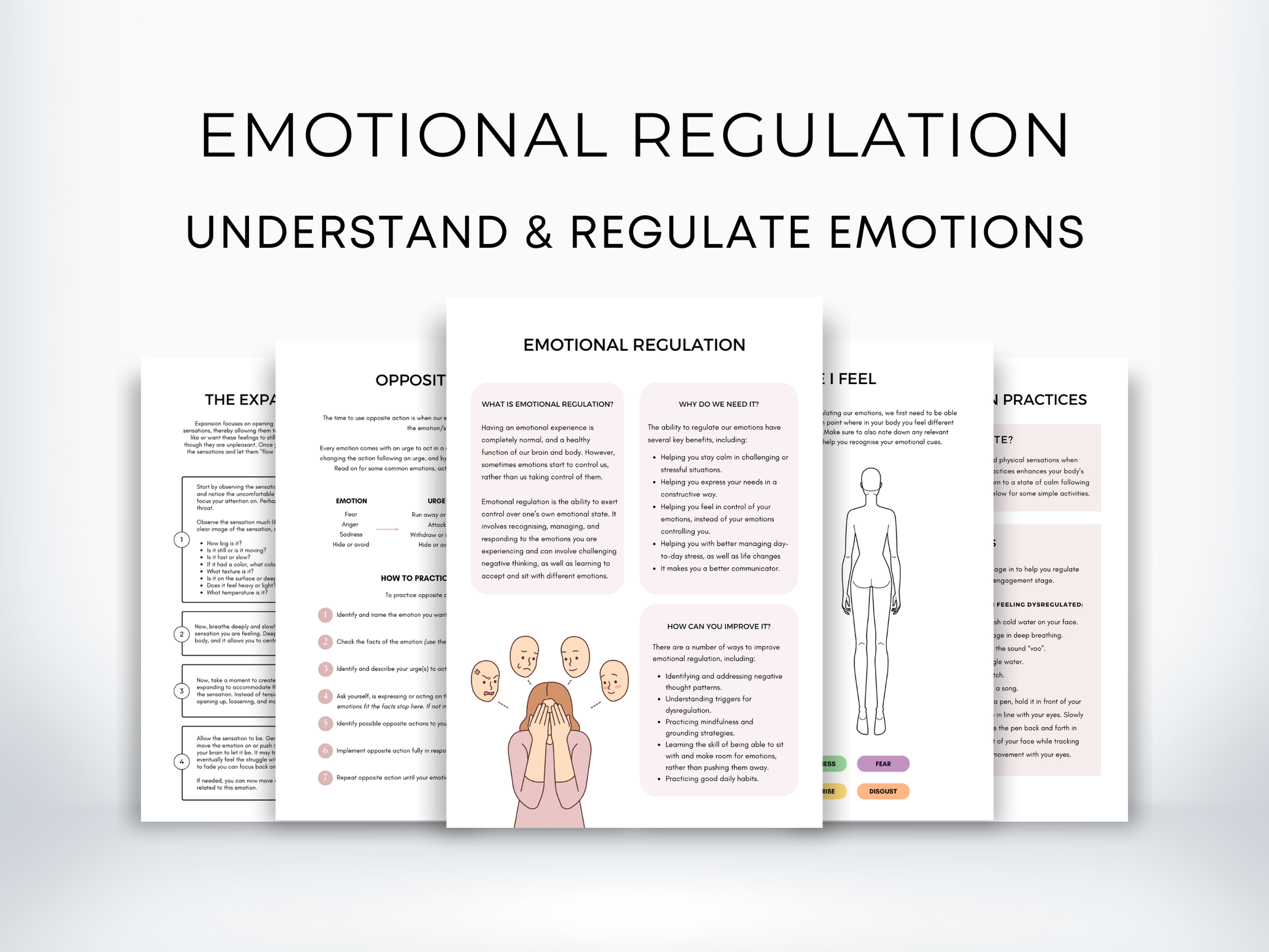 Emotional Regulation Worksheets