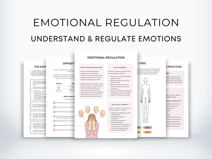 Emotional Regulation Worksheets