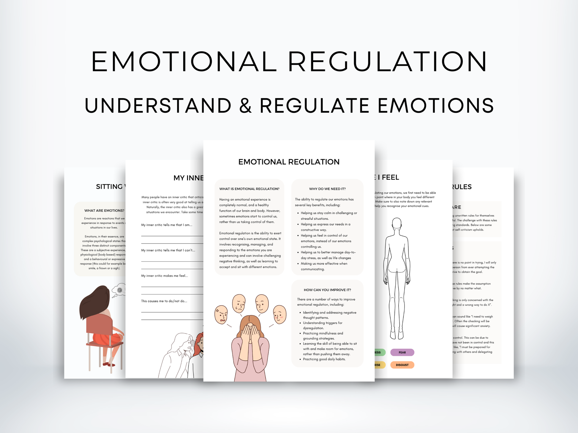 Emotional Regulation Worksheets