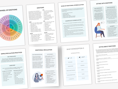Emotional Regulation Worksheets