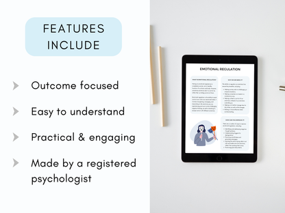 Emotional Regulation Worksheets