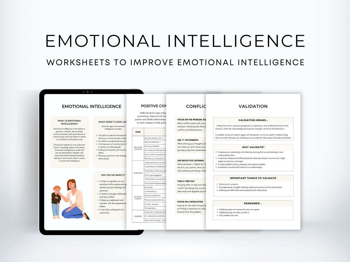 Emotional Intelligence Worksheets PDF