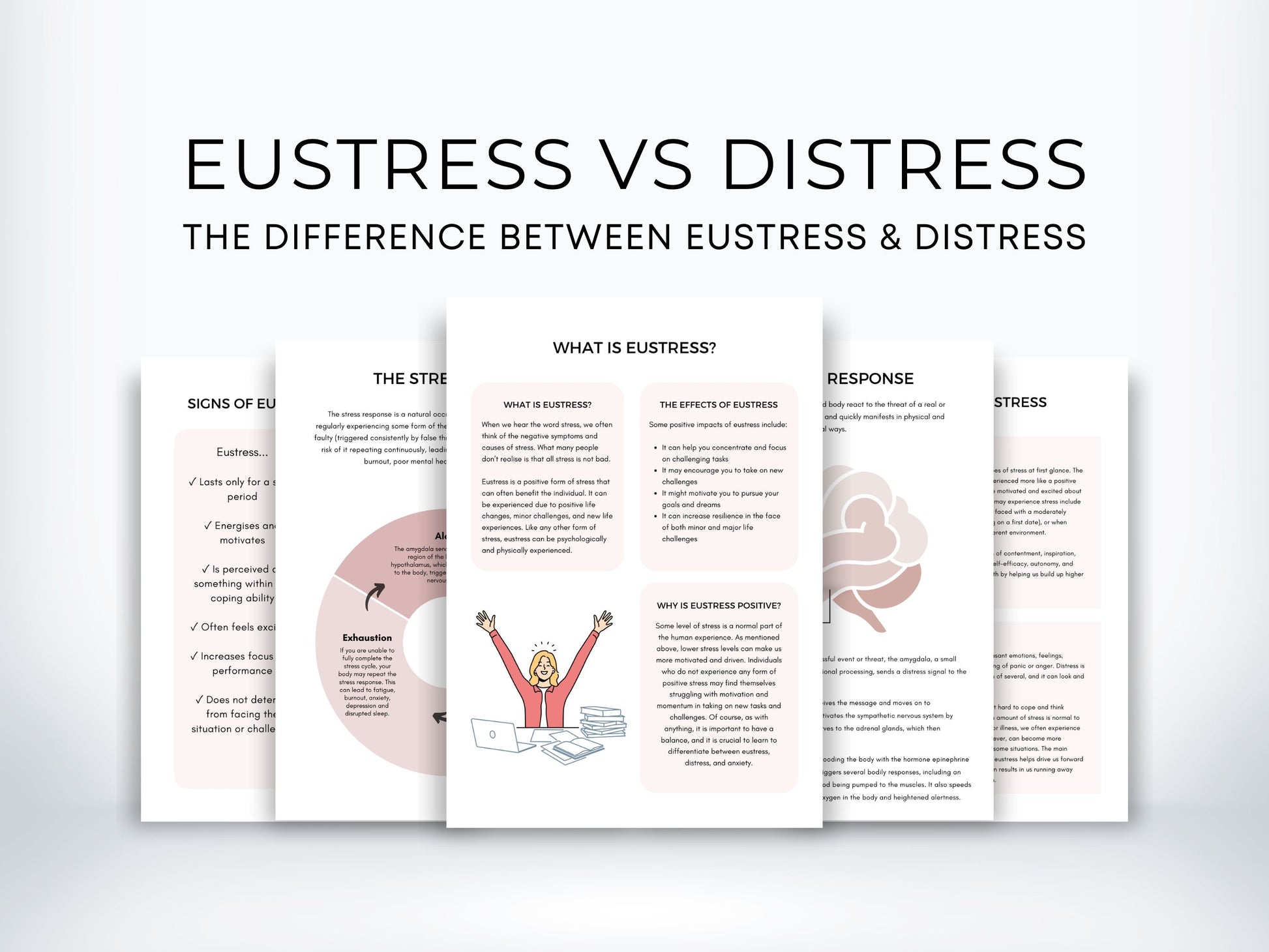 Eustress vs Distress Worksheets