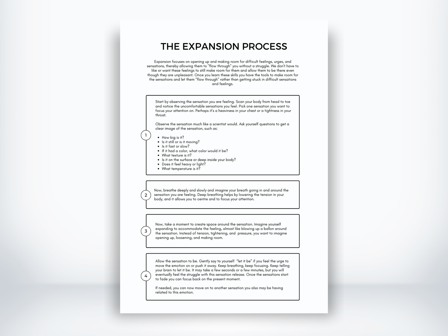 Expansion Exercise PDF