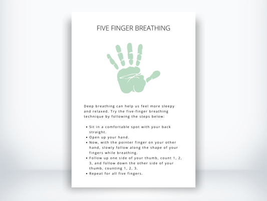 Five Finger Breathing Technique PDF