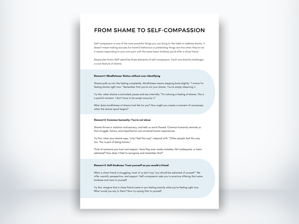 From Shame to Self-Compassion PDF