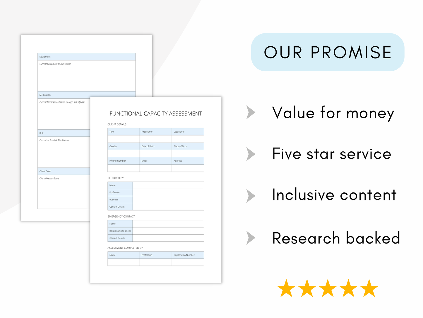 Functional Capacity Assessment (FCA)
